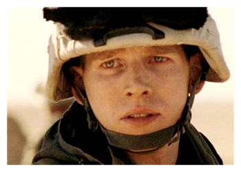 Lieutenant Nathaniel Fick played by Stark Sands in Generation Kill